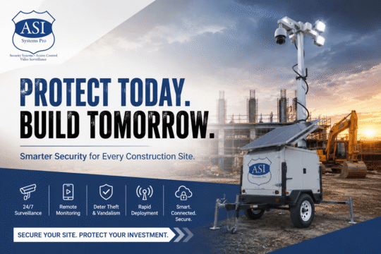 Mobile Surveillance Trailers for Construction Sites USA