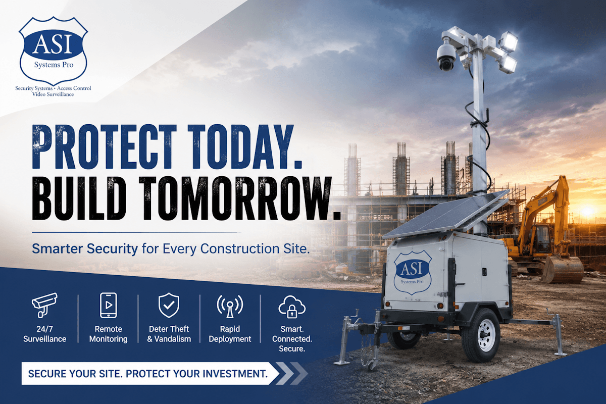 Mobile Surveillance Trailers for Construction Sites USA